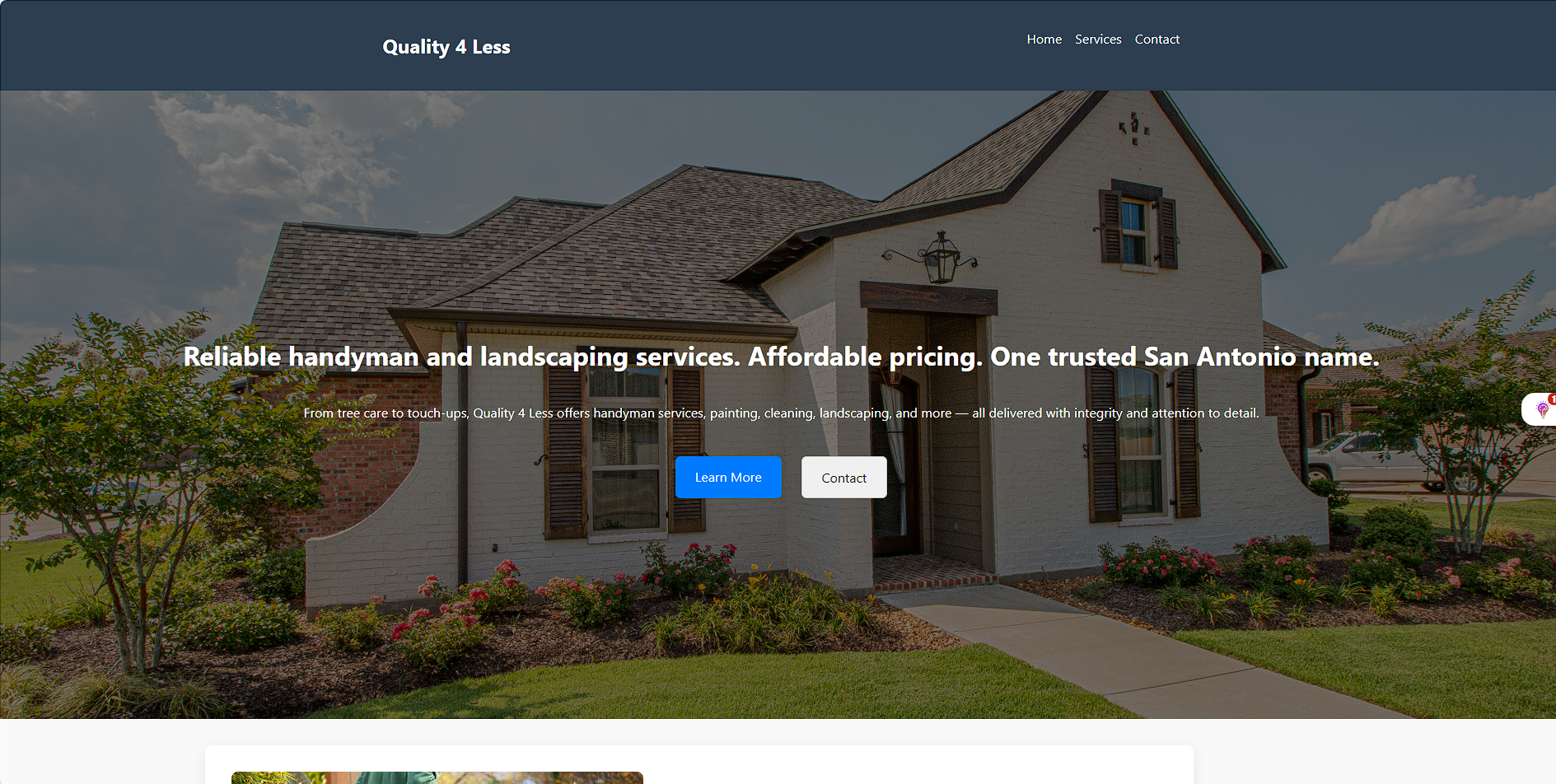 Service Template Website